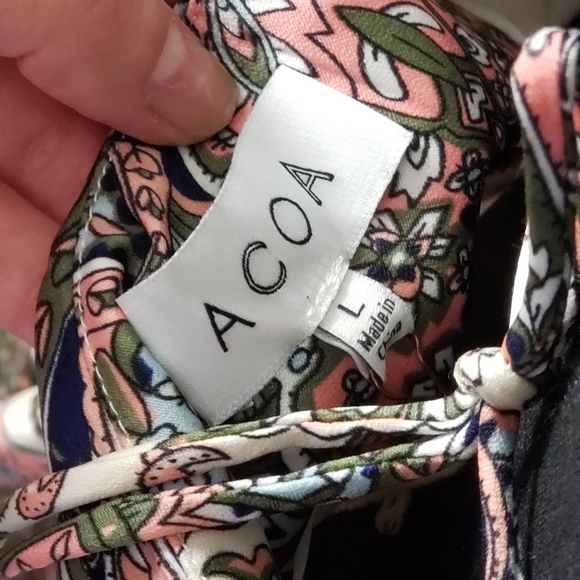 Vici dress, Large, paisley, maxi, open back - Picture 4 of 4